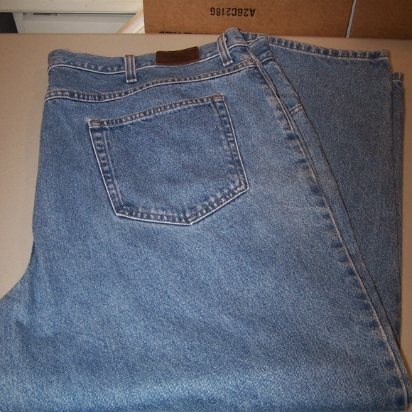 L.L. BEAN DOUBLE L CLASSIC FIT BLUE JEANS S3144 - Picture 1 of 8